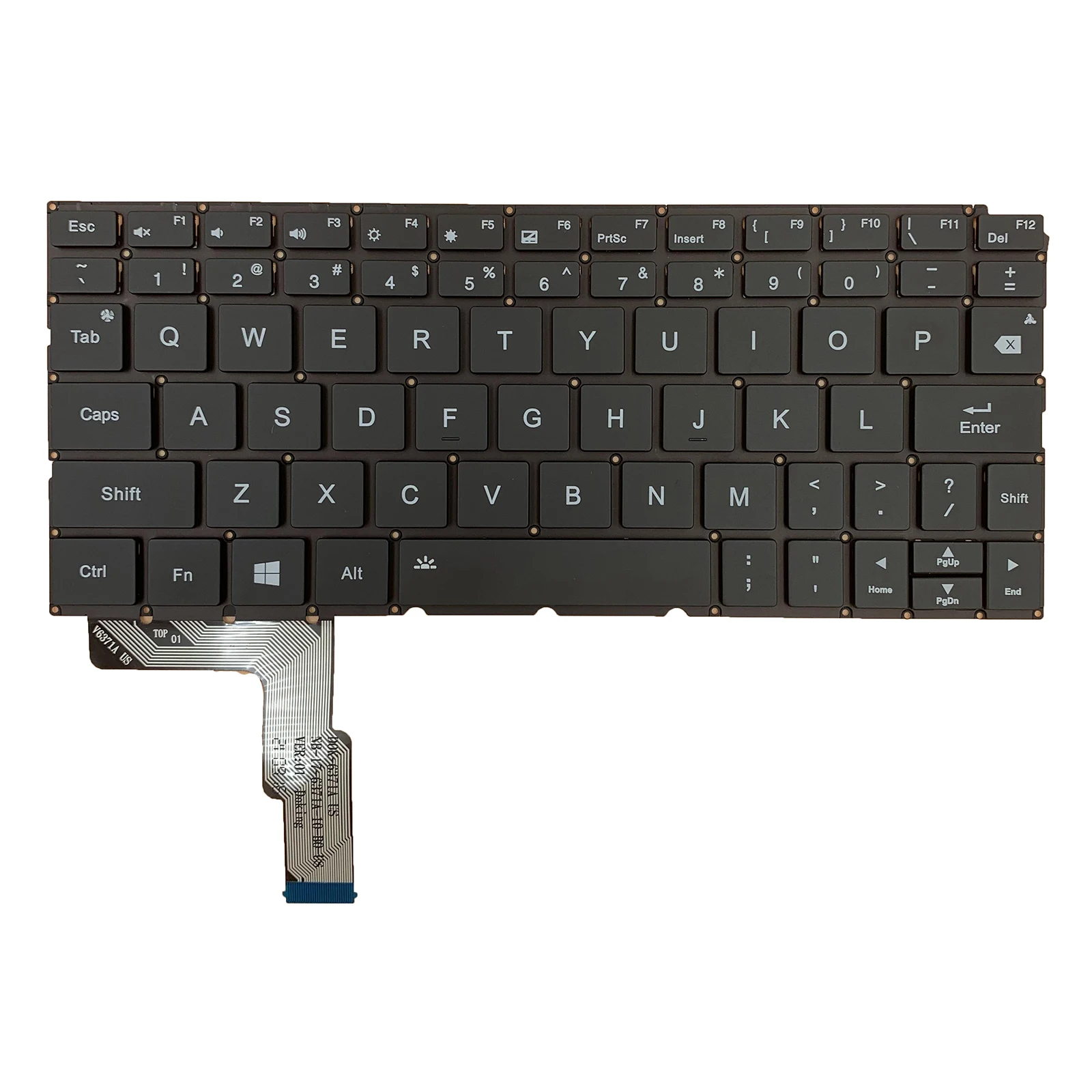 Imagem -03 - Teclado de Laptop Americano para One-netbook Onemix One Mix Inglês Dok6371a Preto Novo