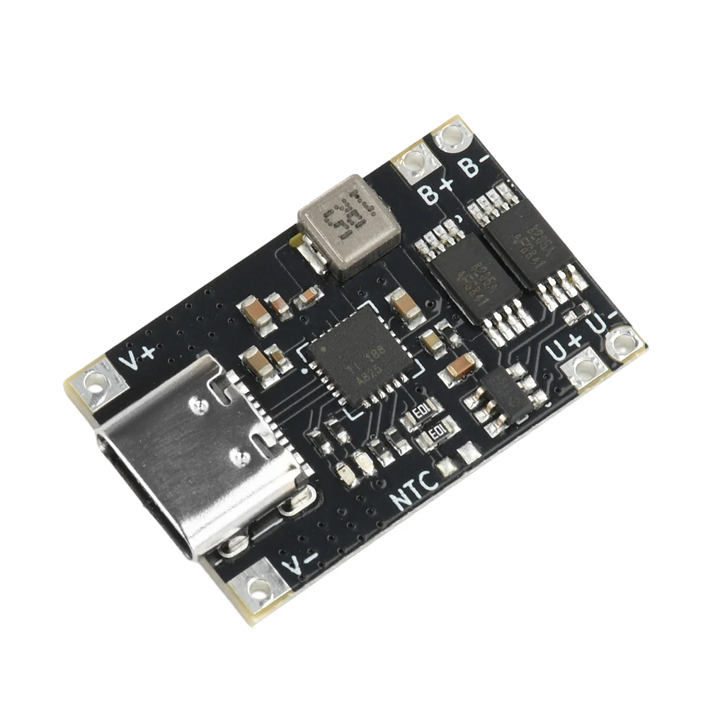 Type-C Lithium LiPo Battery Charging Module 5V 3A Step-Down Power Supply Charging Board with Overcharge Overdischarge Protection