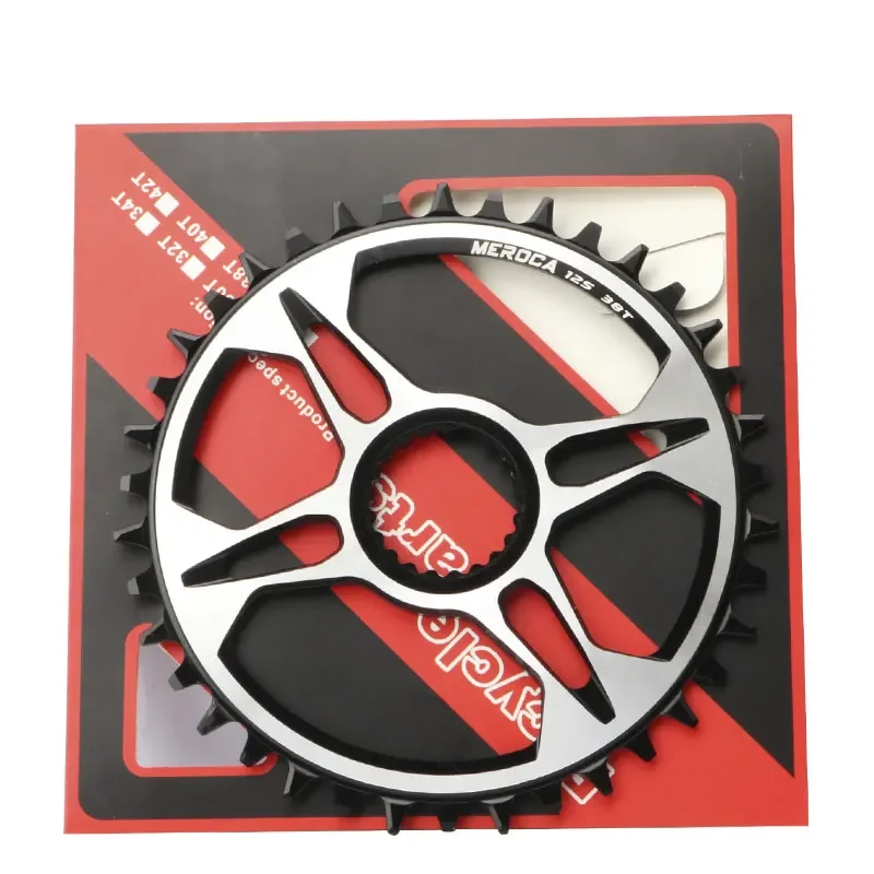 MEROCA Mountain bike Chainring for FC-M6100/7100/8100/9100 12 Speed 32T/34T/36T/38T XTR single Chain wheel For Shimano