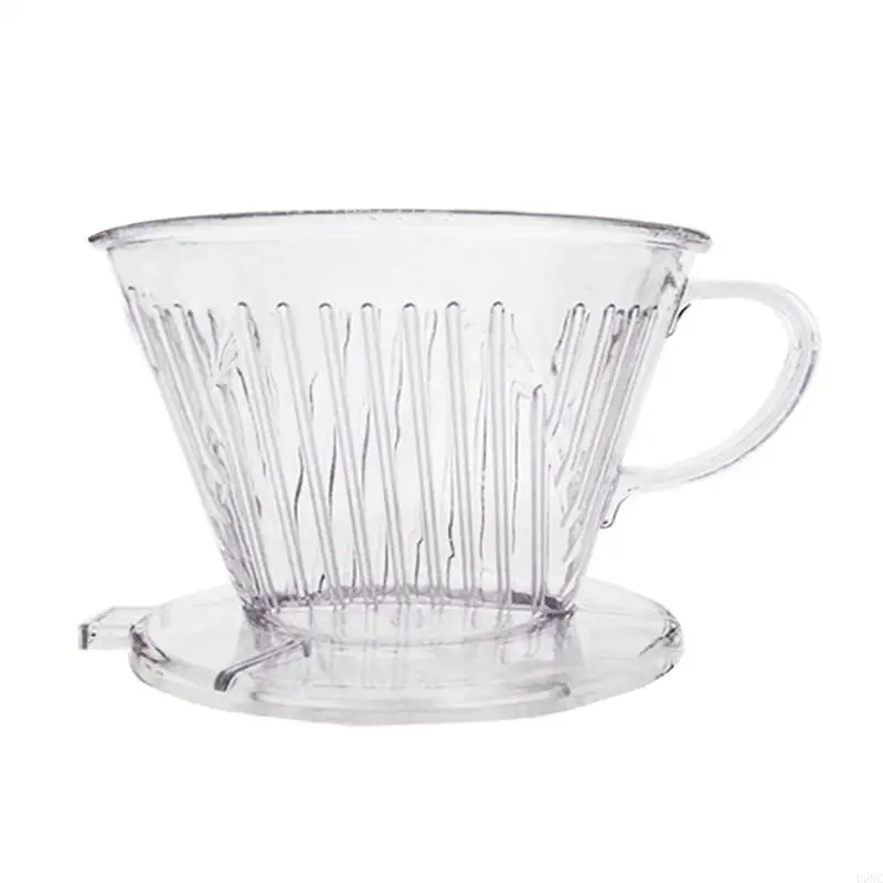 

U6XC Brew Coffee Filter Kitchen Bar Supplies for Home, Office and Cafe Transparent