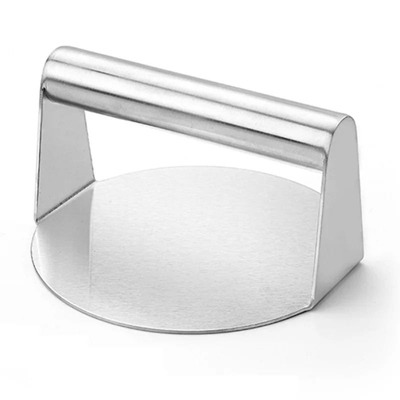 

TAIGH-Stainless Steel Smash Burger Press Hamburger Patties Meat Masher Circular Meat Press Mold For Meats For Kitchen