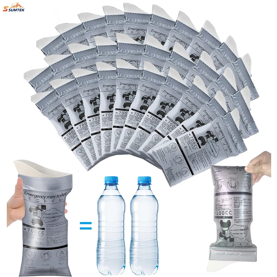 

10/30PCS Outdoor Emergency Urine Bags 700ml Disposable Travel Mobile Toilet Portable Urinal Bag for Female Male Vomiting Bag