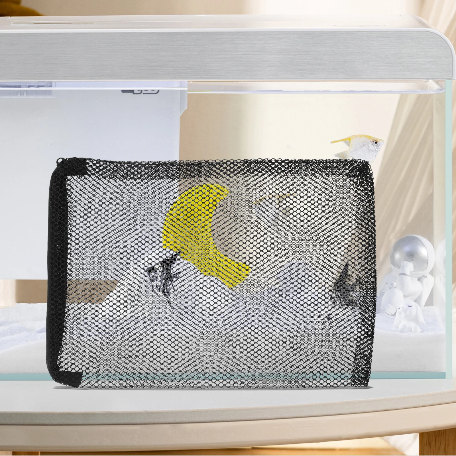 

10pcs 30X20Cm Fish Tank Filter Bag With Zipper Aquarium Mesh Pouch For Ceramic Ring Activated Carbon Volcanic Stone Filtration