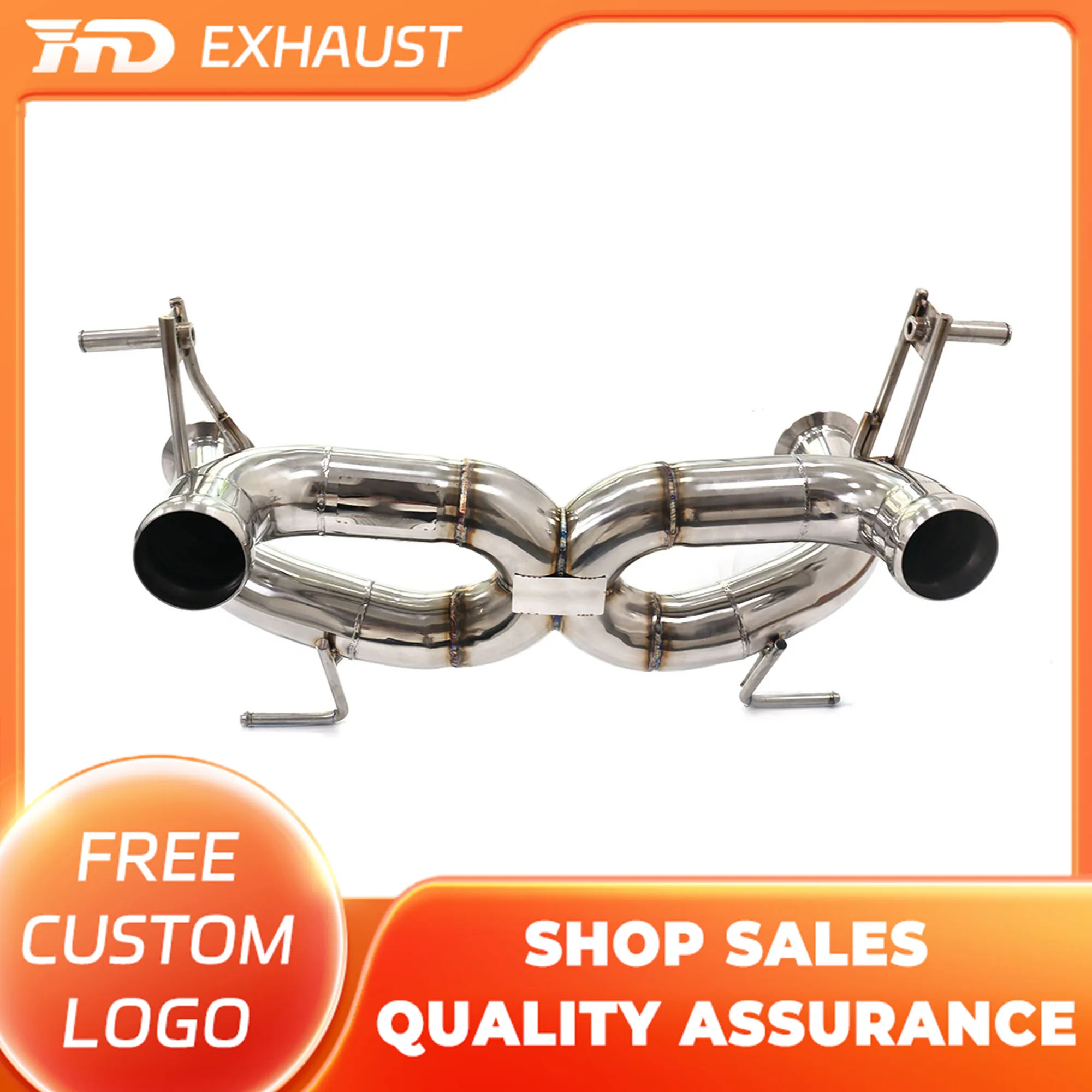 

HMD Exclusive Customization Stainless Steel Exhaust Catback For Lamborghini Aventador S LP740 Upgrade SVJ Without Muffler Valve
