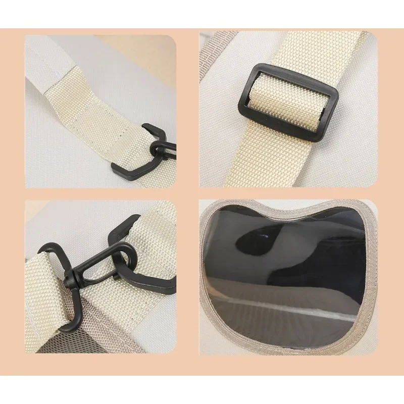 Cat Bags Portable Dog Carrier Bag Mesh Breathable Carrier Bags for Small Dogs Foldable Cats Handbag Travel Pet Transport Bag