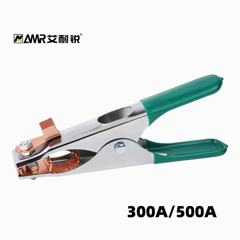 AMR Saldatrice elettrica Clip di terra Morsetto di collegamento Saldatrice ad arco di argon Clip di terra con impugnatura antiscivolo 300A 500A