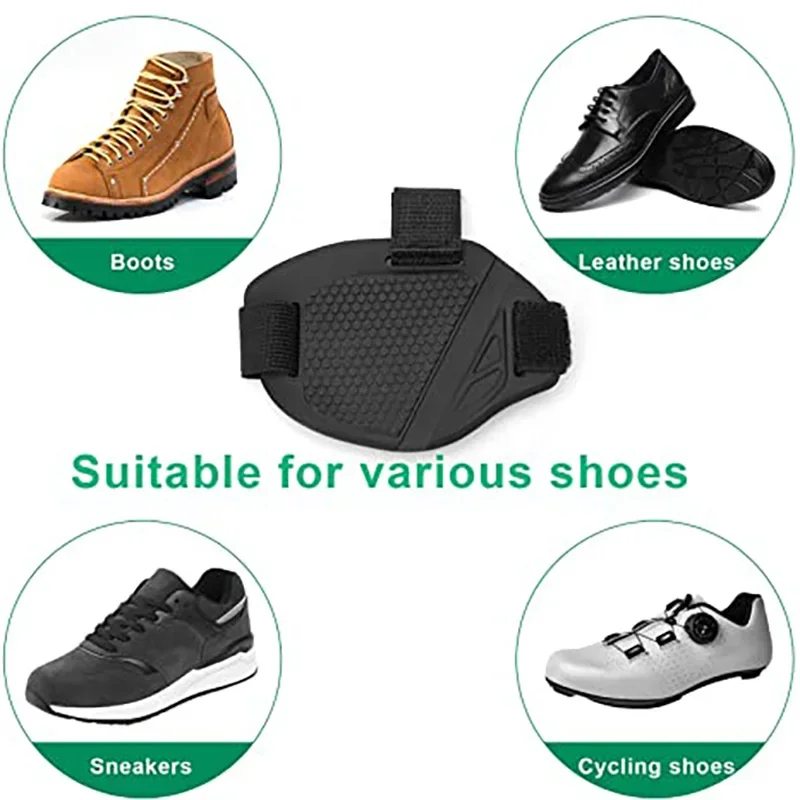 Motorcycle Gear Shift Pad Adjustable Motorcycle Shoe Cover Durable Lightweight Boot Protector For Riding Moto Accessaries