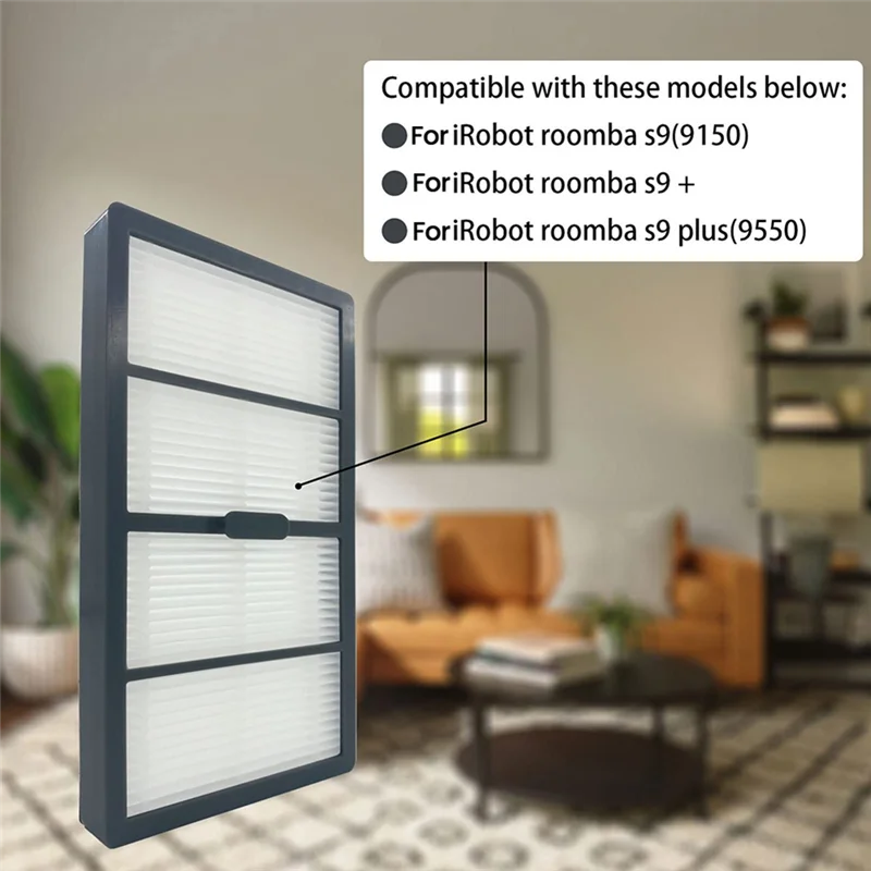 مرشحات فراغ Forirobot Roomba S9 9150 S9 + S9 Plus 9550 جهاز آلي لتنظيف الأتربة اكسسوارات استبدال أجزاء فلتر HEPA A62X