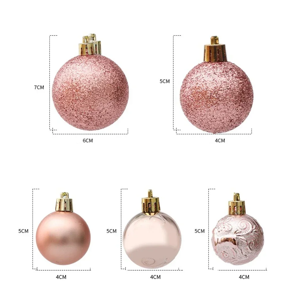 20/29pcs Christmas Baubles Set Painted Snowmen Christmas Bags Stars Candies Pine Cones Christmas Stockings Christmas Ball