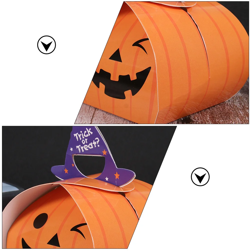 

20Pcs Halloween Candy Boxes Lovely Creative Handheld Paper Candy Containers Festival Gift Storage Boxes for Halloween Treats