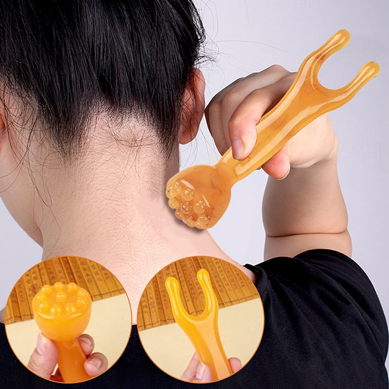 

Trigger Point Meridian Scraping Stick Eyes/Nose/Ears/Neck/Face Lotus Body Massager Stress Relief Relaxing Acupunctur Point Pen