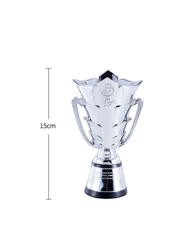 Trofeo de campeonato de la Copa Asiática AFC, premio de recuerdo de fútbol, grabado gratis, decoración de halloween y Navidad, 2023