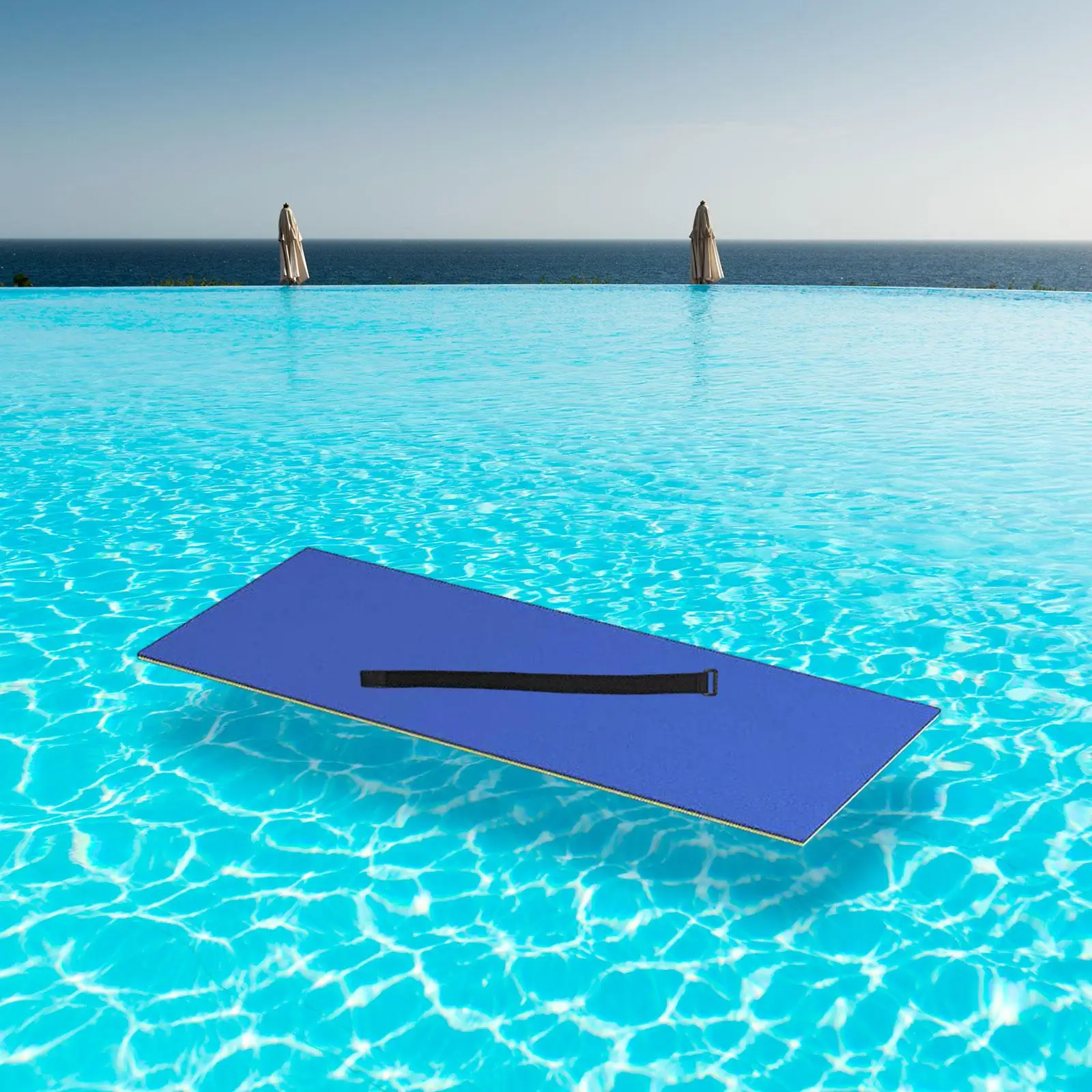 

Water Floating Mat Pool Hammock Xpe Cotton with Strap Drifting Mattress Float Pad for Party Adults Ocean Water Sports Beach