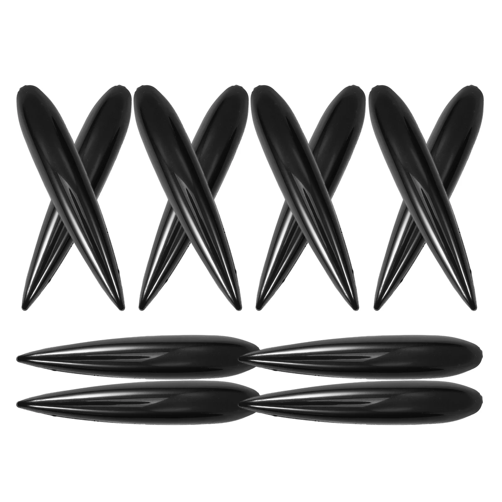 

12pcs Car Bumper Guard Strips Anti-Collision Abs Self-Adhesive Universal Protector For Suv Pickup Truck Anti-Scratch Durable