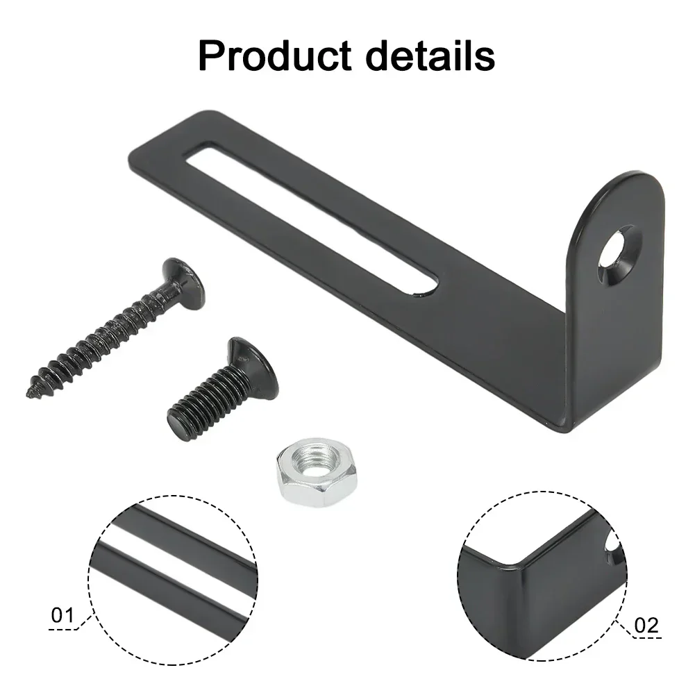 Electric Guitar Pickguard Bracket Support With Screws Accessories For Les Paul Bridge And Neck Metal For Replacing Or Upgrading