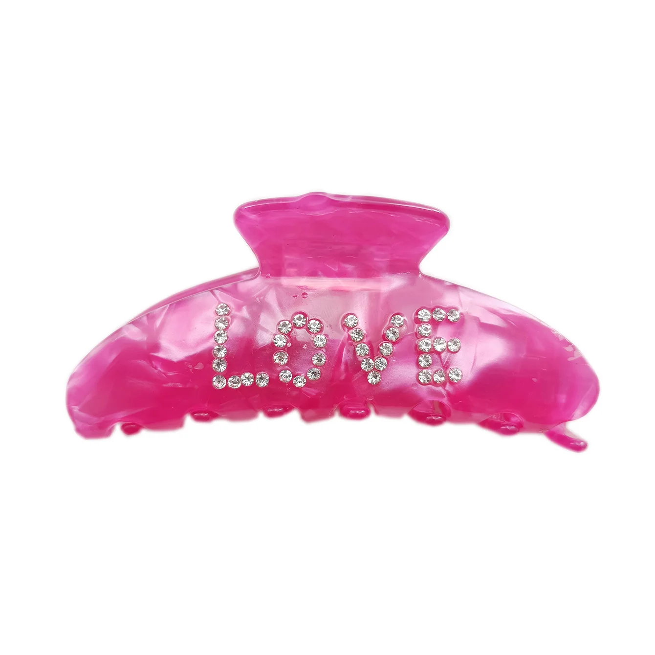 أنيقة التسلق حجر الراين العروس رسالة كبيرة خلات مشبك شعر مقاطع للنساء الأبيض الوردي تصفيف الشعر اكسسوارات هدية الزفاف