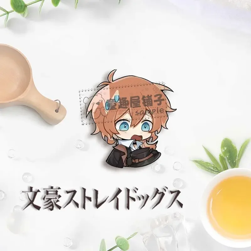 Ryunosuke Akutagawa Badges Pins Anime Edogawa Ranpo Dazai Osamu Women Brooch Fashion Cosplay Figure Brooches for Bag Accessorie