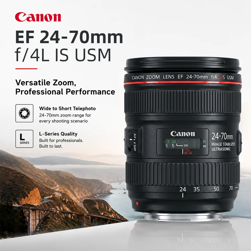 キヤノンEF24-70mm F4L IS USMレンズ コンパクト標準ズームレンズ