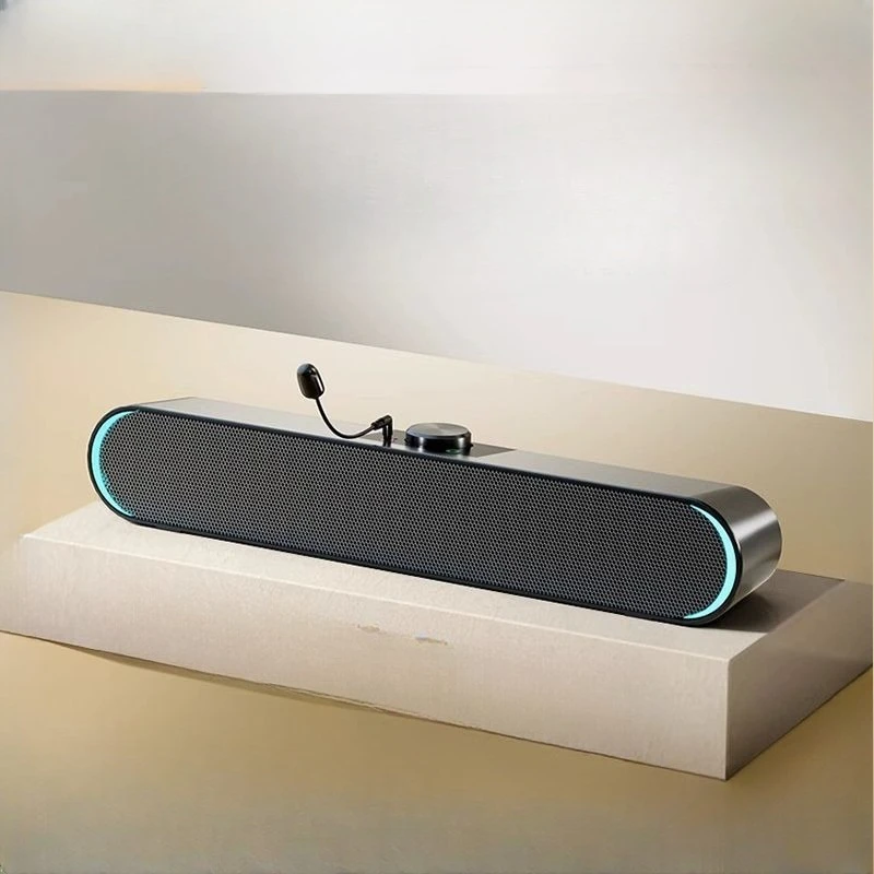 

Desktop computer stereo bluetooth outdoor home desktop wired speaker subwoofer notebook with microphone small