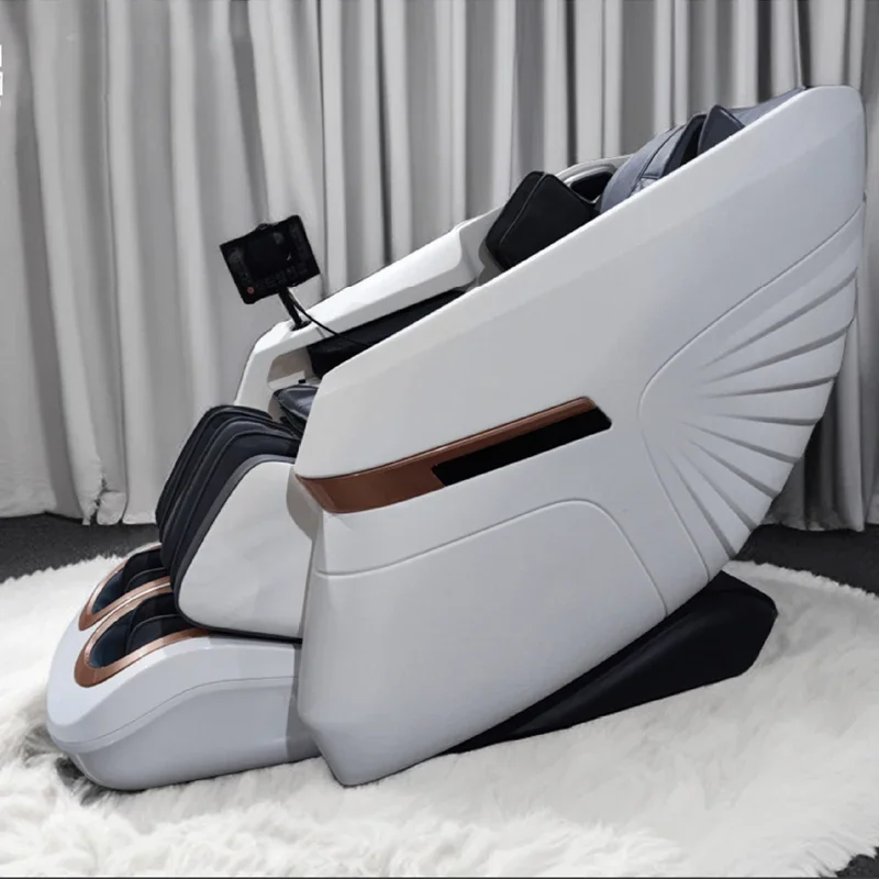 White Extra Large Full Body Advance Electric Heated Mordren 4d Massage Chair High Quality 4 D 2024 Robot with Speaker