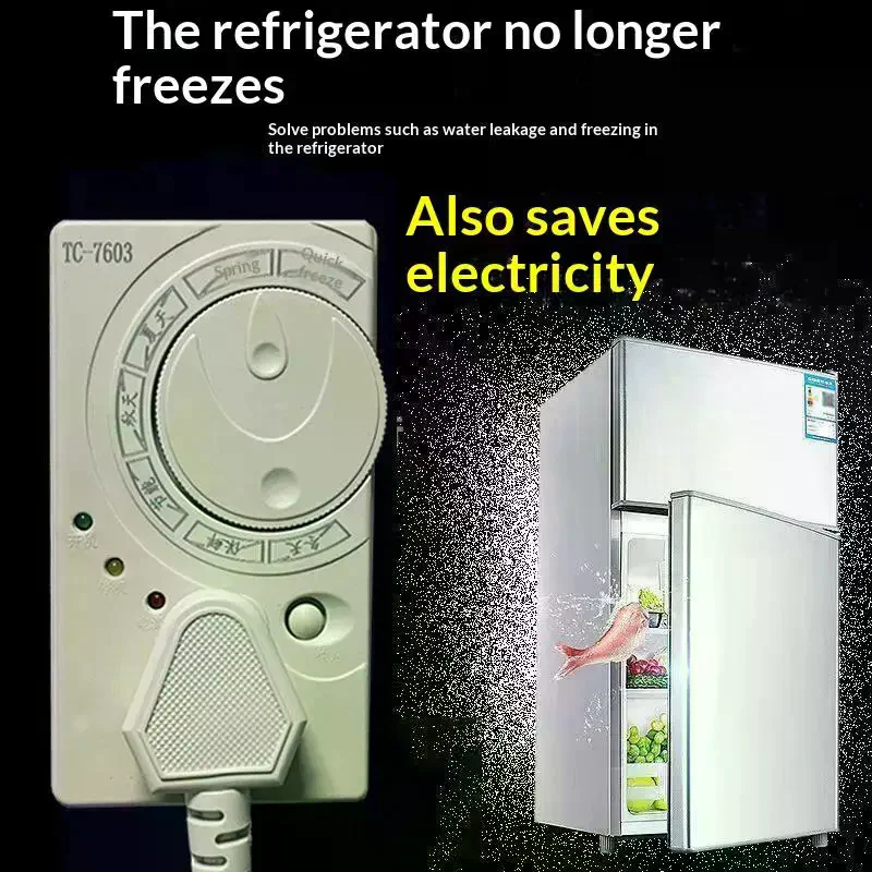 Refrigerator Thermostat Electronic Timer Controller Delay Energy-Saving Switch