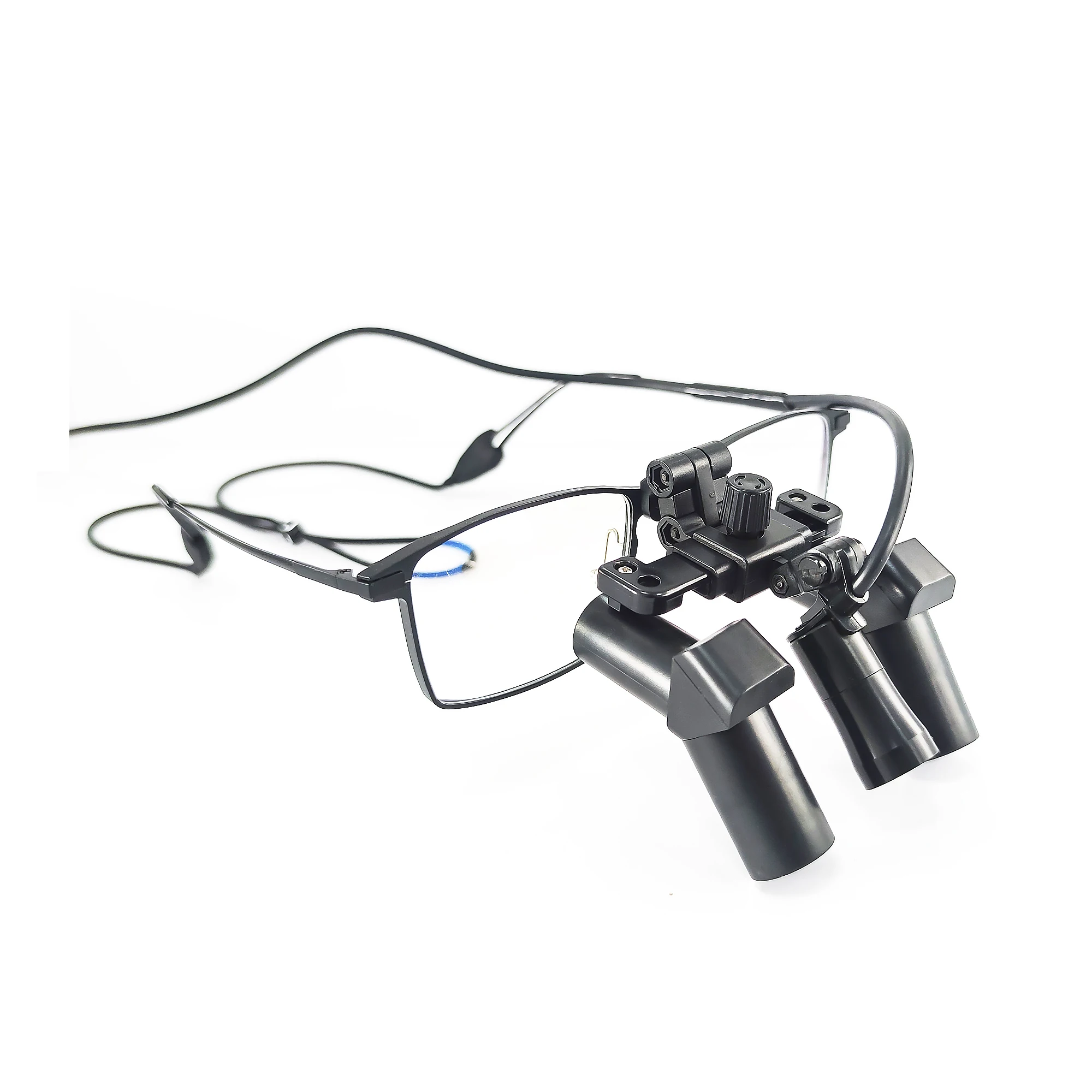 

FDJ-5.5X Titanium Frame Light Dental Loupes Galacc Surgical Magnifying Glass for Amblyopia and Myopia