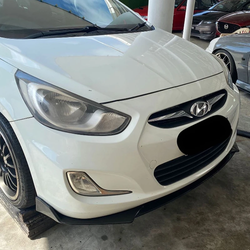 

For Hyundai Accent Front Bumper Lip Splitter Spoiler Body Kit Accessories
