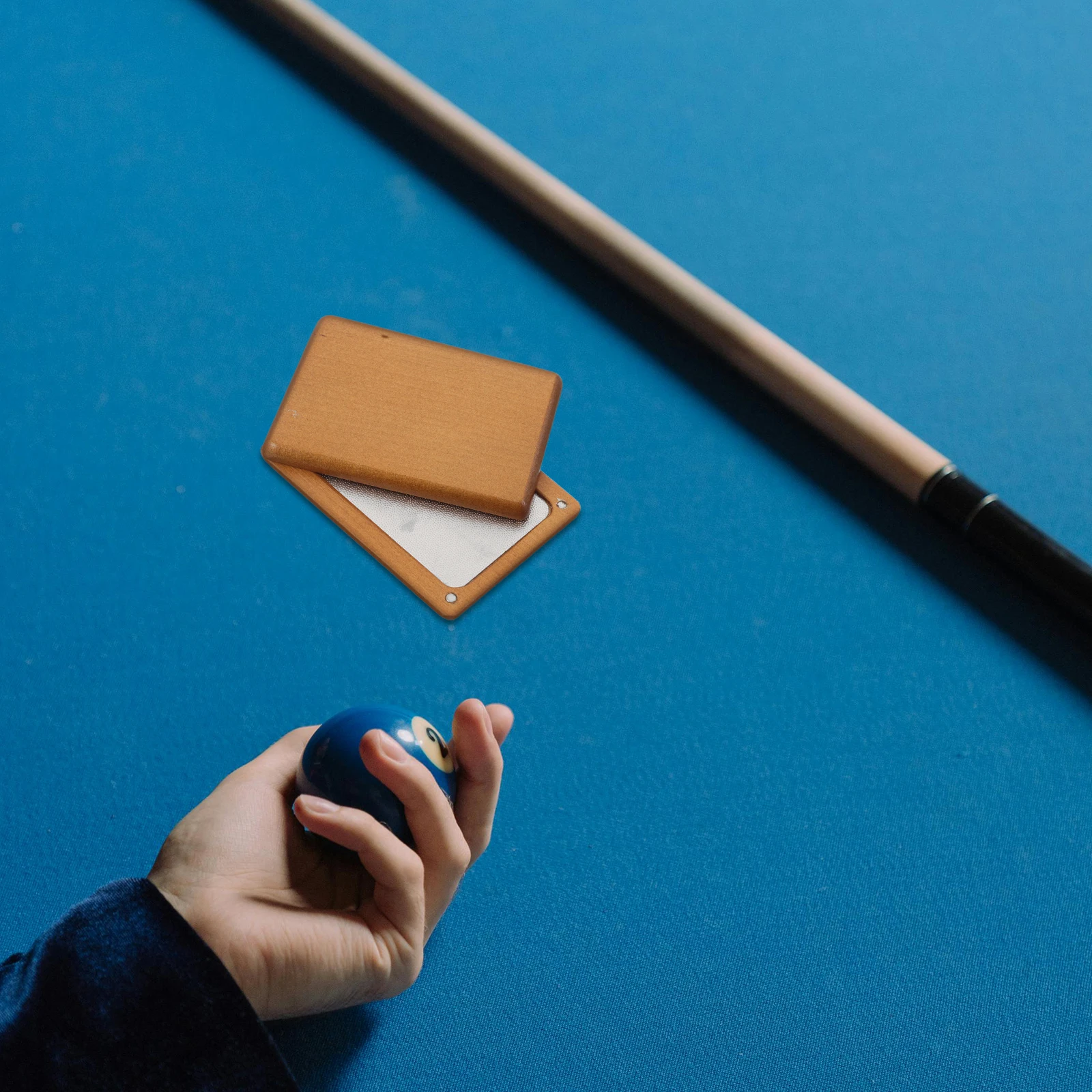 

Pool Cue Shaper Wooden Sanding Block Billiard Cue Tips Maintenance Tool Rapid Repair Shaping Polishing Billiards Accessories
