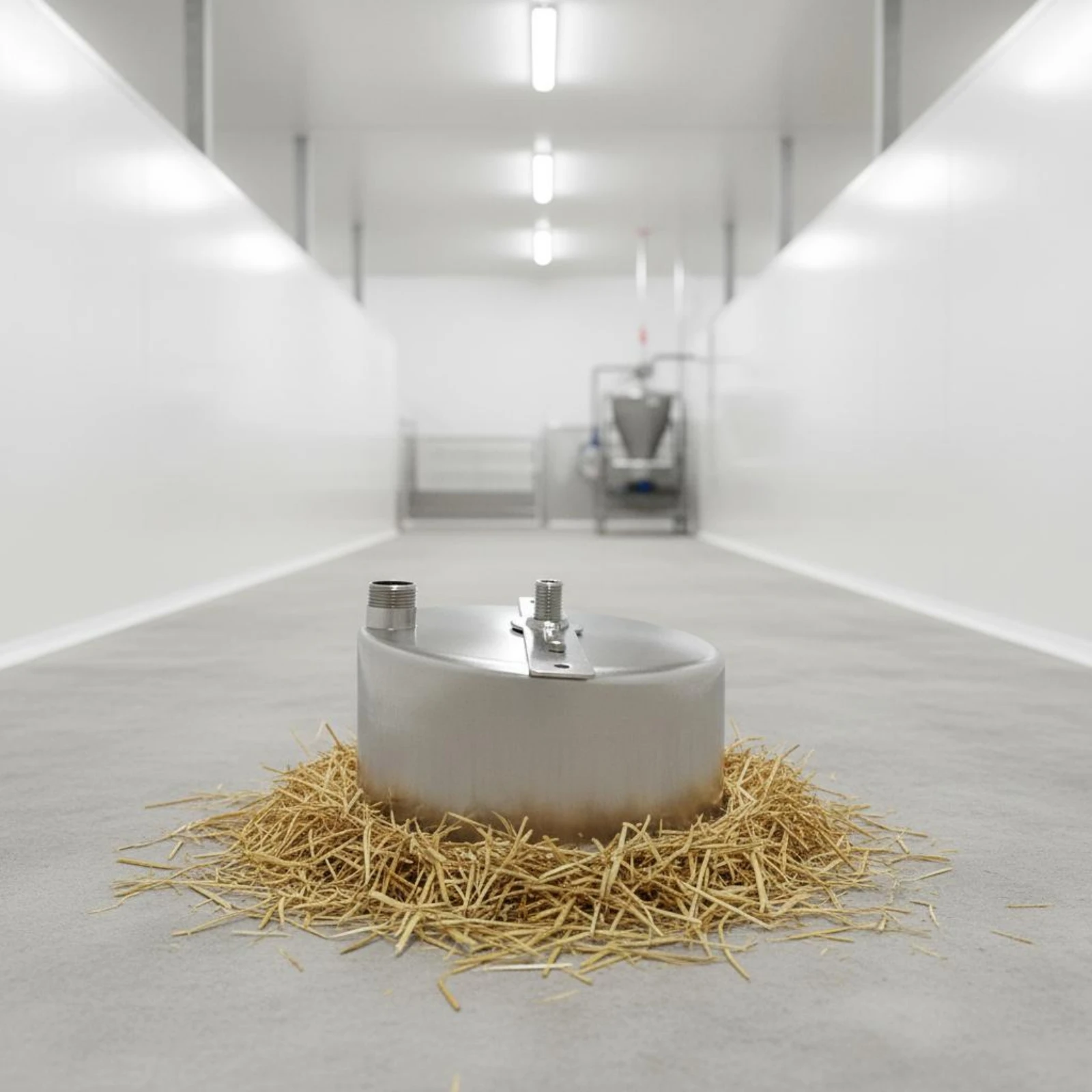 

Pig Drainage Bowl Sturdy Stainless Steel Basin Shallow Metal Cup Polished Silver Farm Equipment
