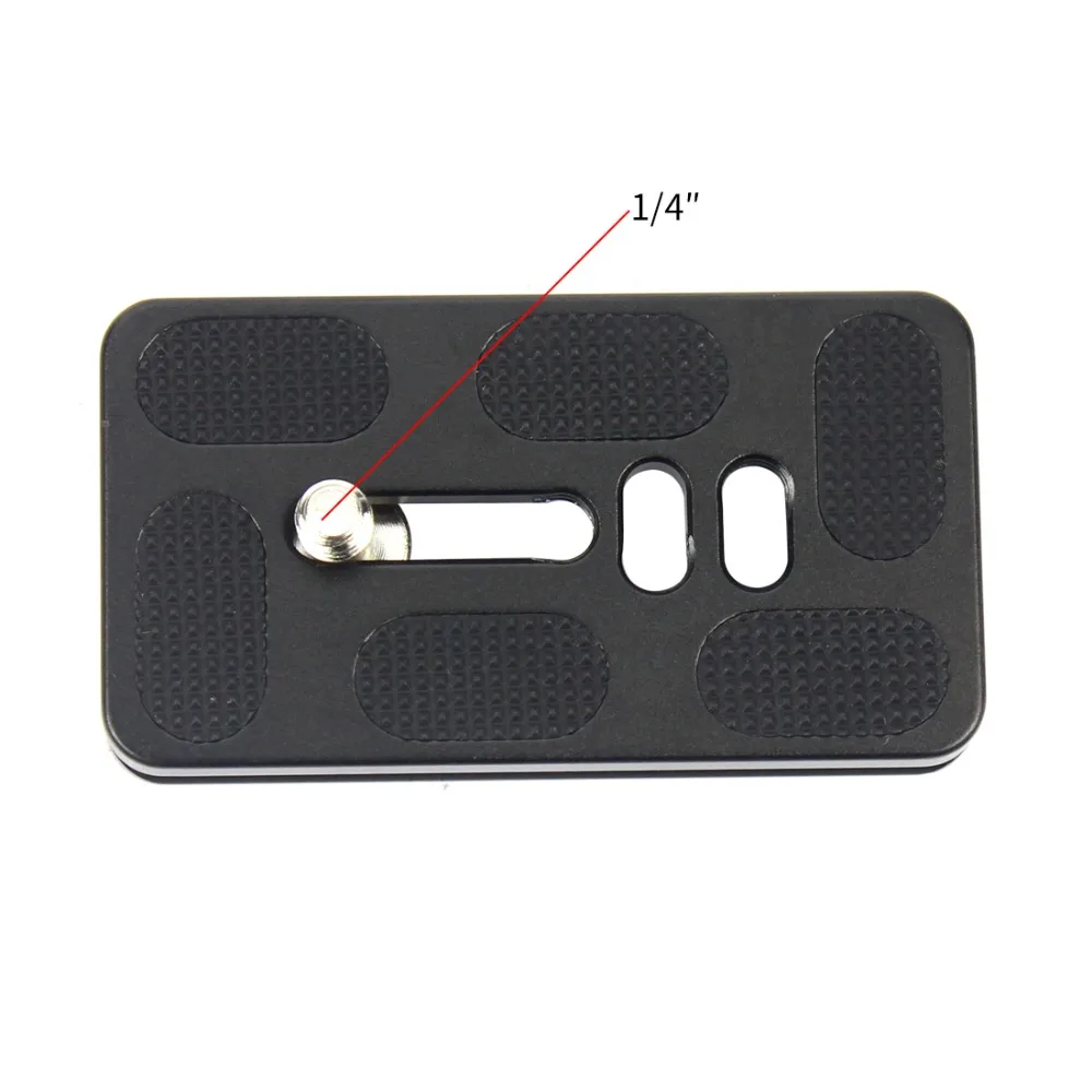 Universal Kugelkopf Schnellwechselplatte Digitalkamera Stativ Schnellplatte Klemme Montageadapter PU-70 70 * 38 * 10 mm – Detail 2