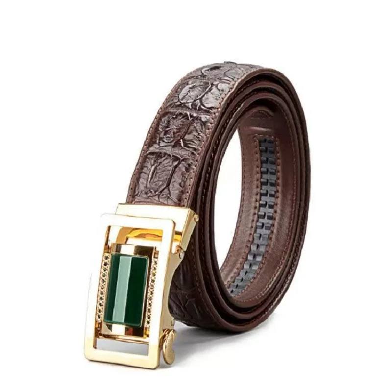 2023 men high quality genuine leather belt designer belts men Crocodile skin fashion Strap male for man PDD002