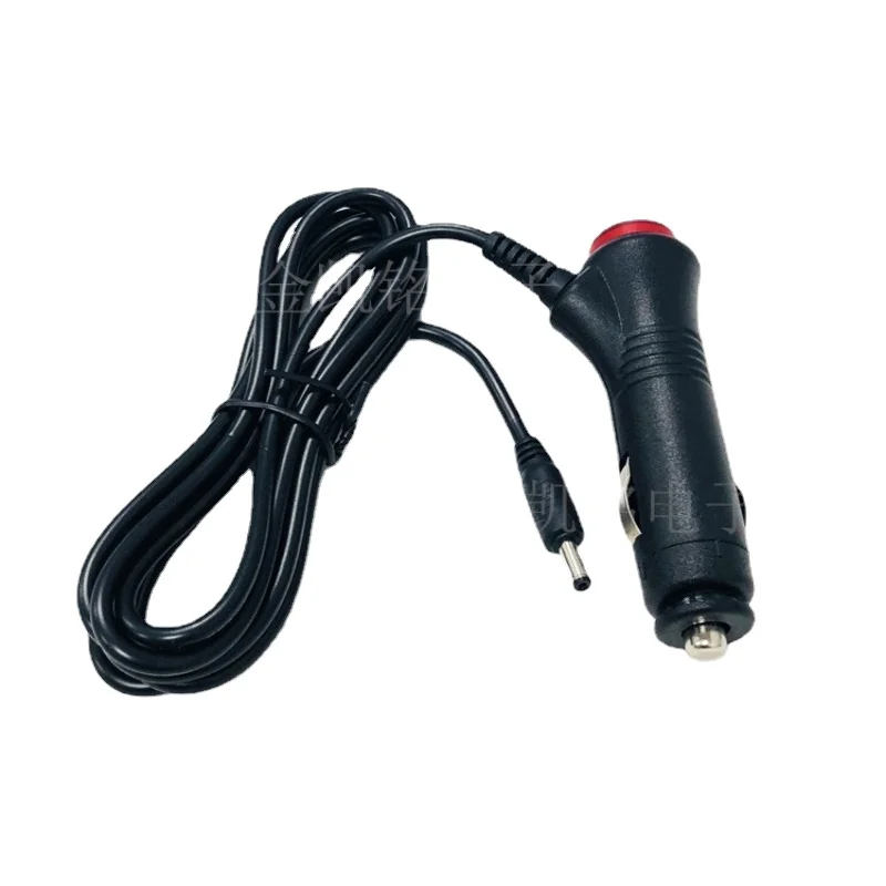 

12V 2A Car Power Cable with Switch, Cigarette Lighter Plug To DC 3.5*1.35mm Jack, for XiaoDu Speaker, Black, 1.8M