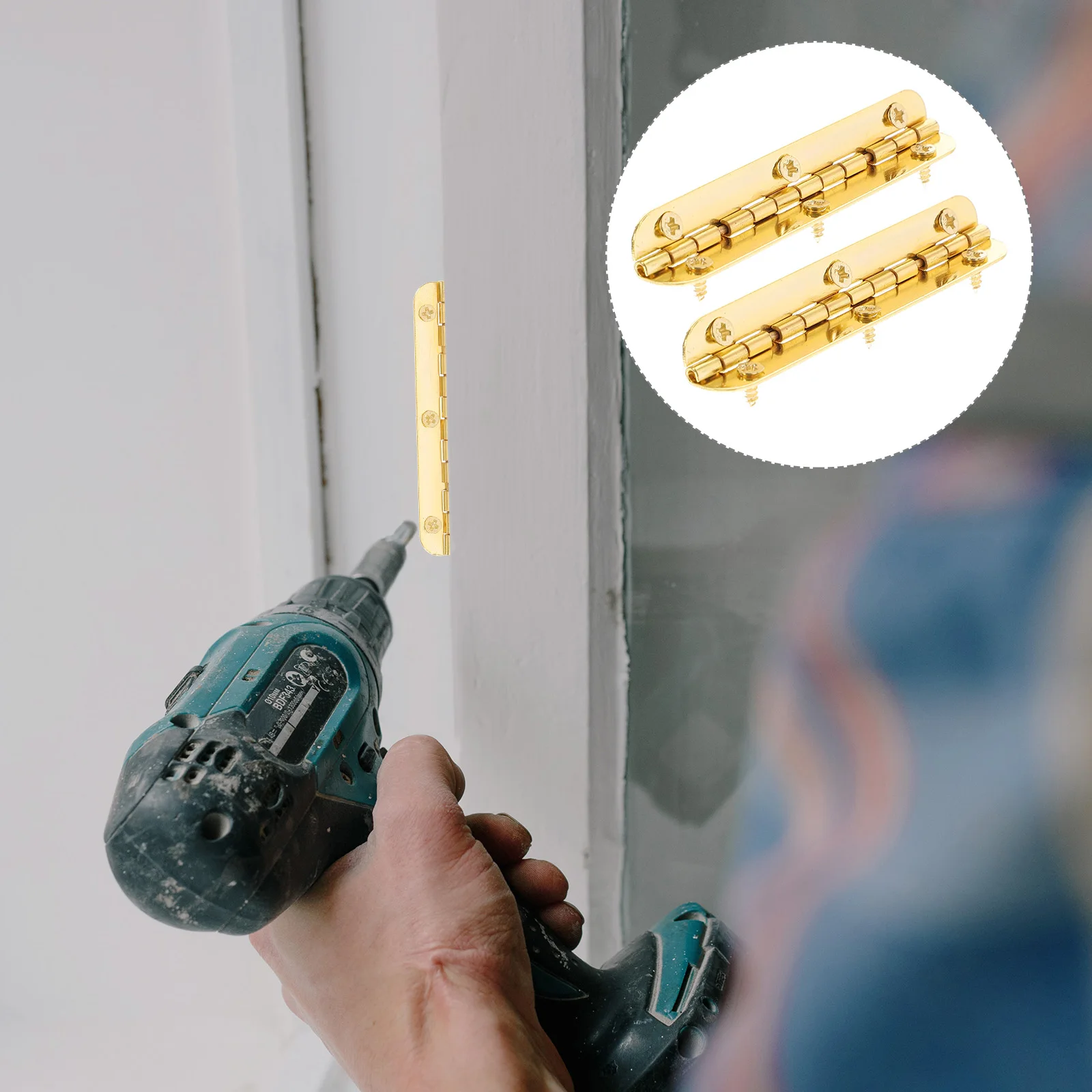 

12 шт., петли для шкатулки в стиле ретро, 90 градусов, золото, маленькая деревянная коробка, аксессуары, заподлицо, непрерывные стыковые петли для шкафа для хранения