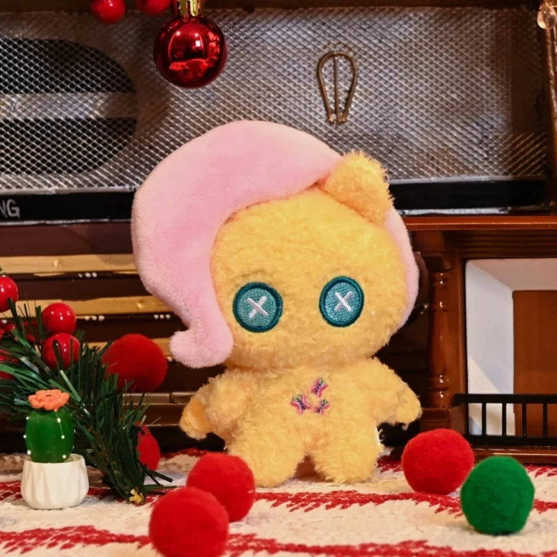 Autêntico pequeno pônei aquecedor noite boneca série caixa cega pinkiepie arco-íris traço macio pelúcia pingente decoração surpresa presente de natal
