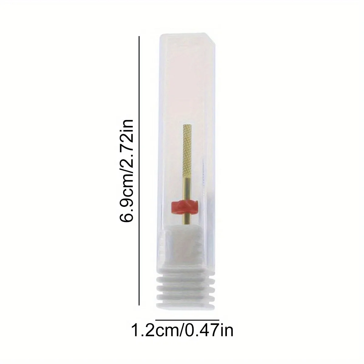 1/2PCS Silver Gold Professional Carbide Nail Drill Bits Cuticle Drill Bits Electric Cuticle Remover For Nail Cleaning Manicure