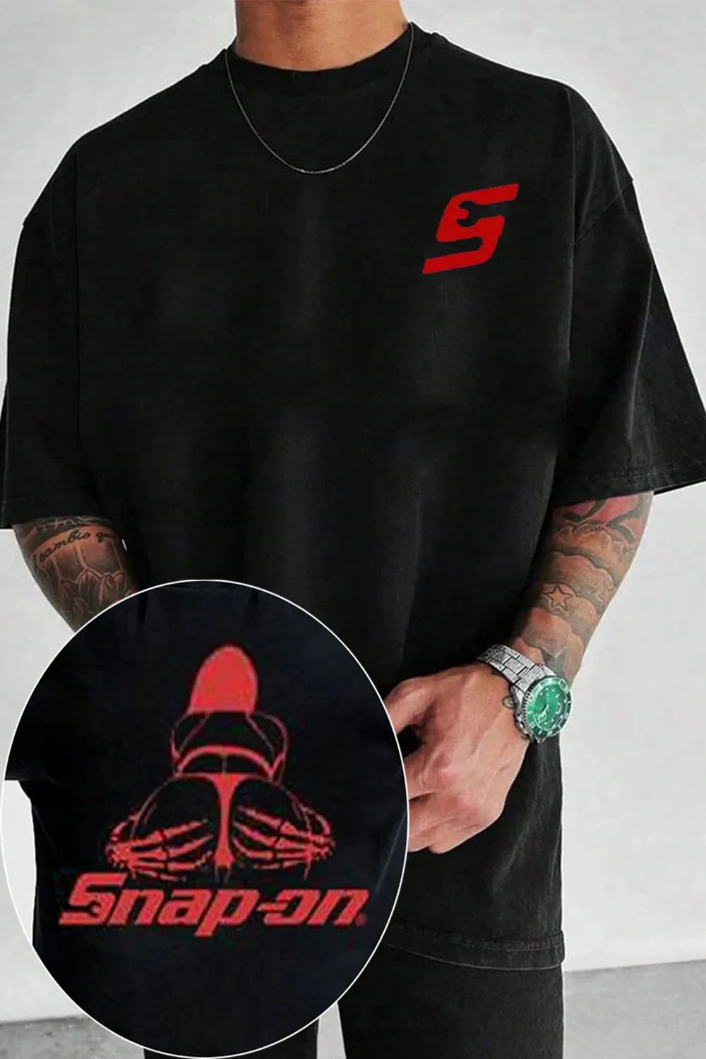 sorm'86 Snap T shirts ブラック Limited 2026 Snap on-s Graphic TShirt Mens Womens Cotton Tee