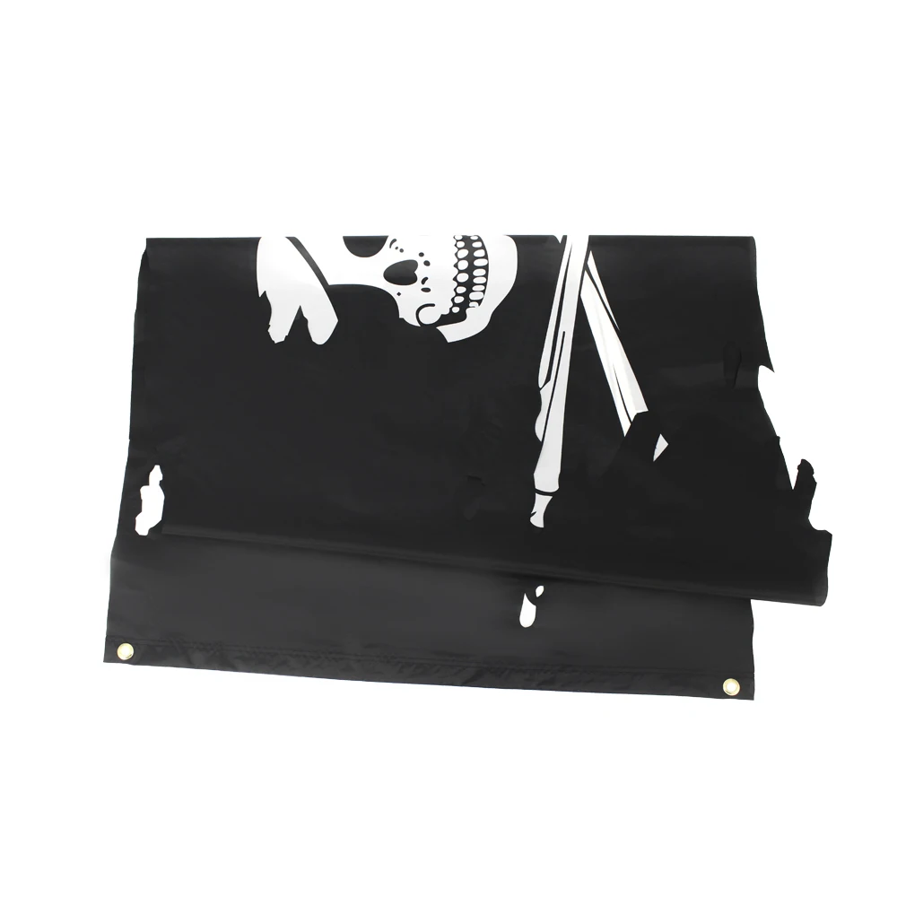 FLAGLINK 90X150CM الأنماط الأفقية والرأسية الميت مان الصدر مزدوجة كسر الجمجمة القراصنة جاك راخام جولي روجر أعلام #6