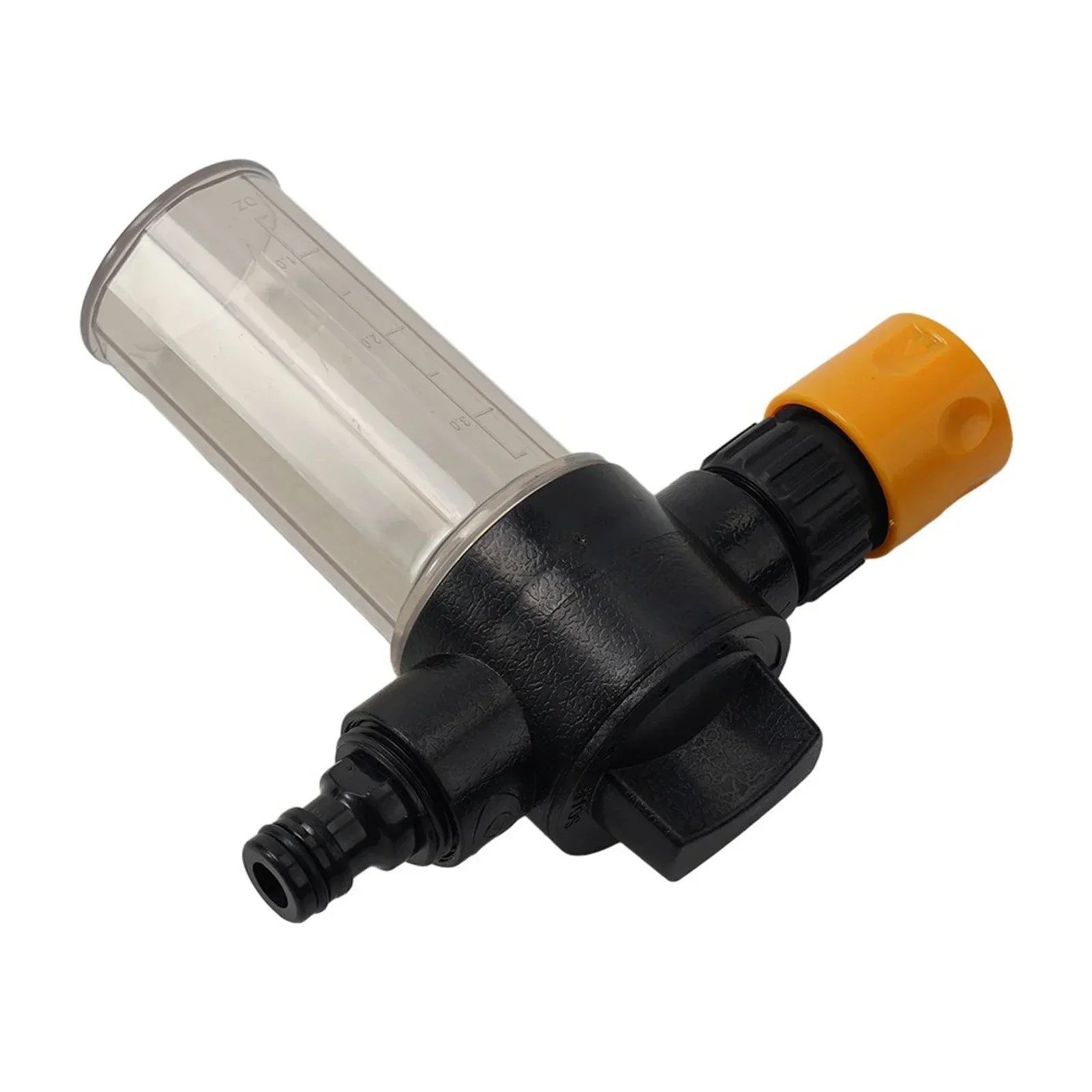 

User Friendly Design 100ML WaterFoam Pot Plastic Black+Yellow Garden Hose Foam Lance Clean Washing Foamer Car Wash