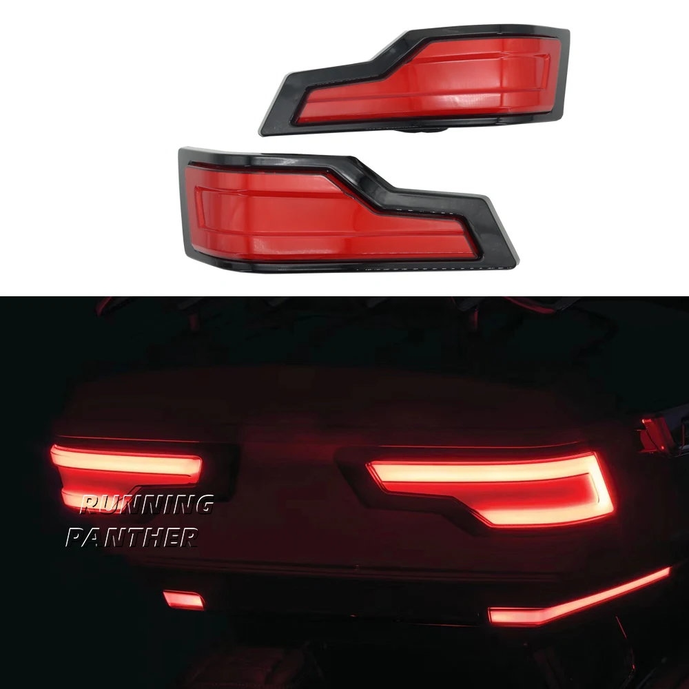 

For Harley Touring Road Electra Glide Ultra Classic 2014-2022 Motorcycle Rear Trunk Turn Signal Brake Indicator Tail LED Lights