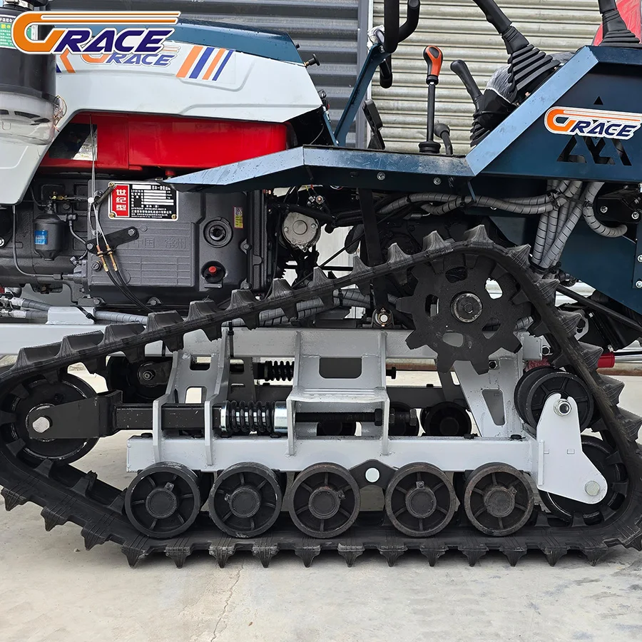المصنع الصيني جرار زاحف صغير 25HP 35HP 40HP المزارعين الصغيرة الحارث الصغير عجلة دوارة جرار للبيع