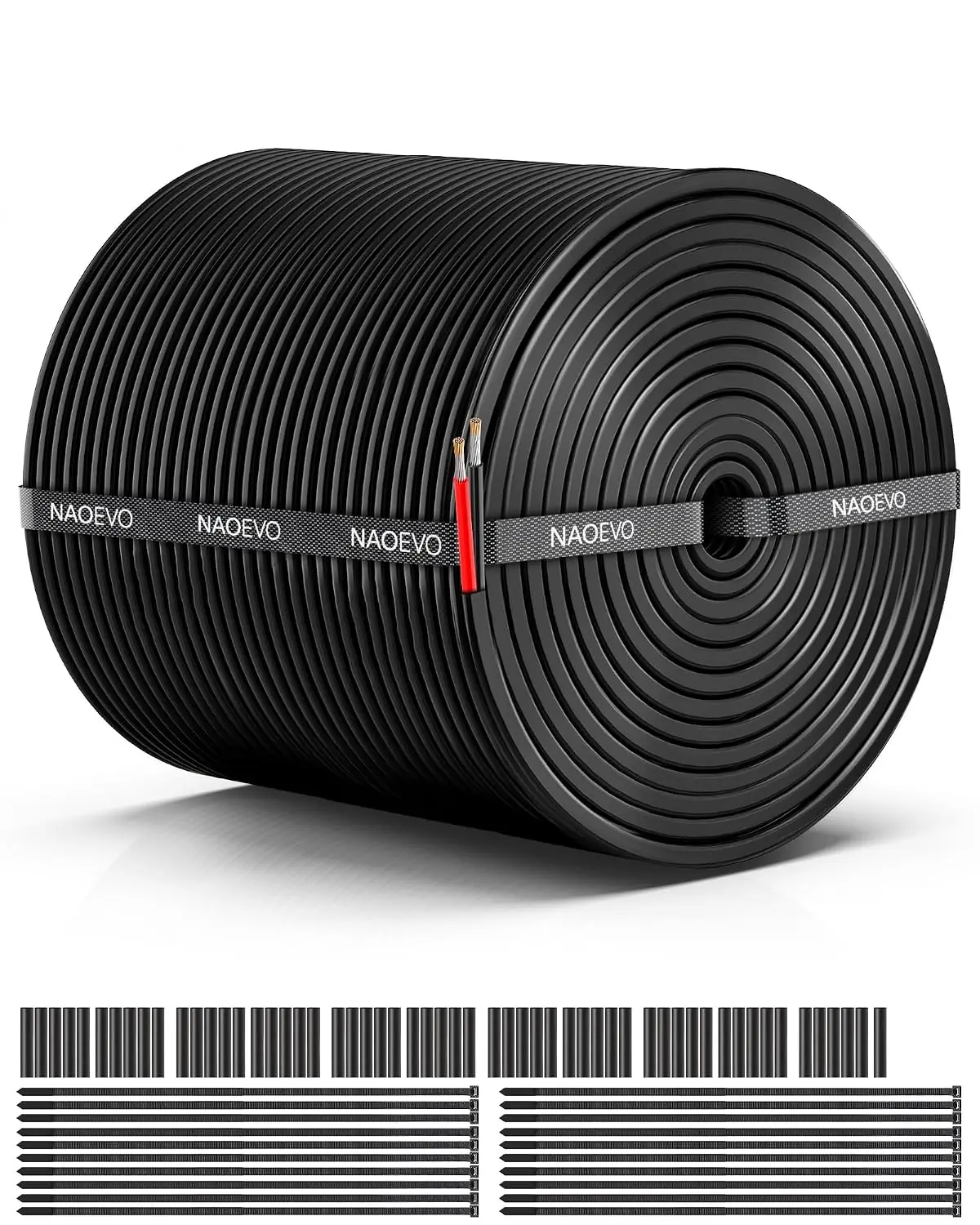 Электрический провод 16 AWG, 2 жилы, многожильный, в ПВХ-изоляции, 12В, низковольтный, луженая медь, гибкий кабель для а