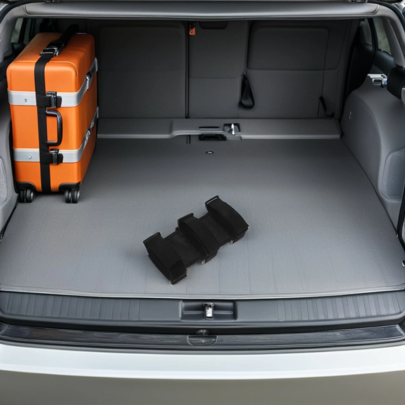 

3pcs Fire Bracket Adjustable Trunk Fixing Band Strap For Car Carrying Strap Truck Suv Universal Fire Safety Holder