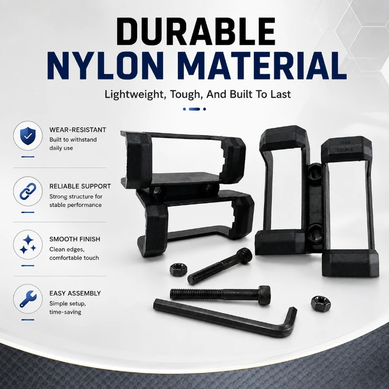 Precision Hollow Cutout Nylon Dual Linkage Bracket Lightweight Hobby Handcraft Model Components