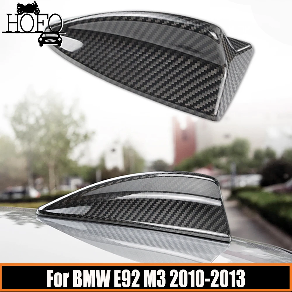 

Car Roof Shark Fin Antenna Cover Styling Accessories 100% Real Dry Carbon Fiber For BMW E90 E46 E92 E92