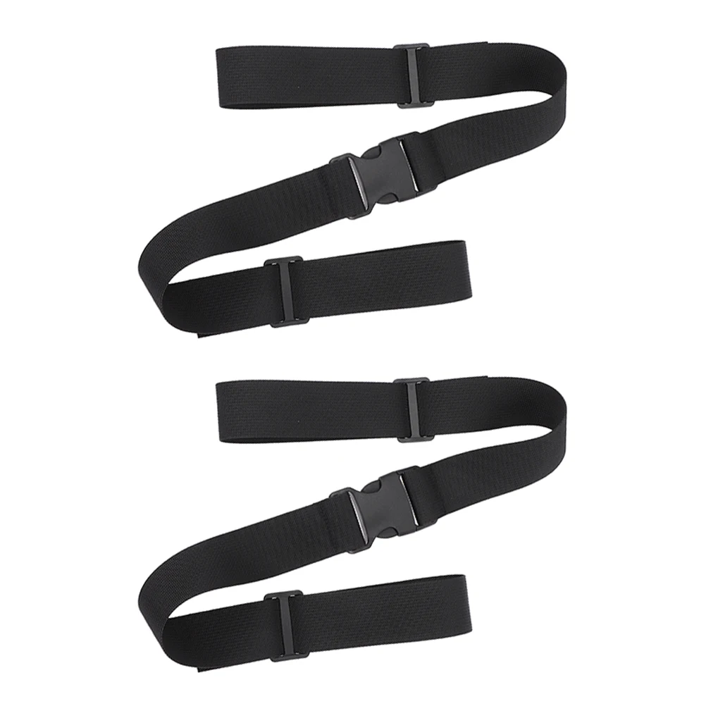 2 قطعة حزام كرسي تغذية الرضع كرسي مرتفع تسخير المحمولة قابلة للطي سهلة التنظيف لمختلف إعدادات أشرطة الكرسي العالي #3