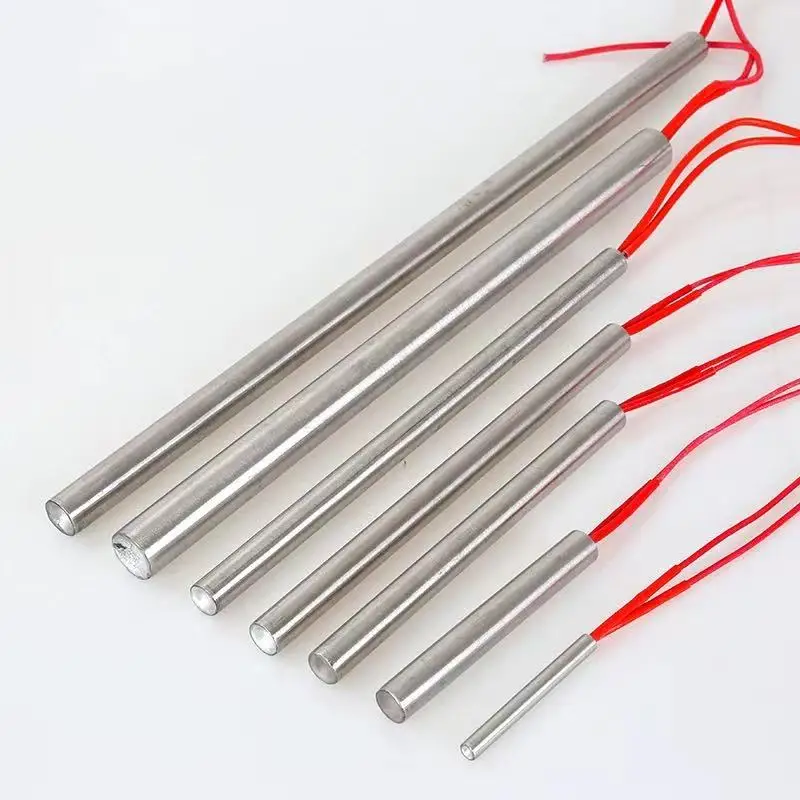 AC 220V Heating Cartridge Heater 6 8 10 12 x 30 40 50 60 80 100mm Mold Heating Element 1piece Select