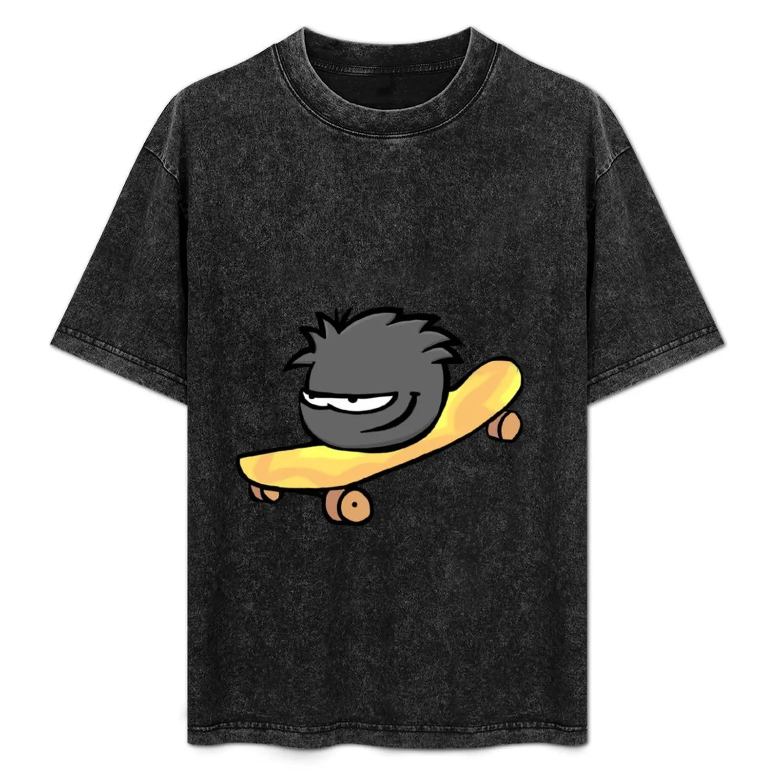 

Club penguin black puffle T-Shirt gifts for boyfriend customs clothes luxury t-shirt men t shirt