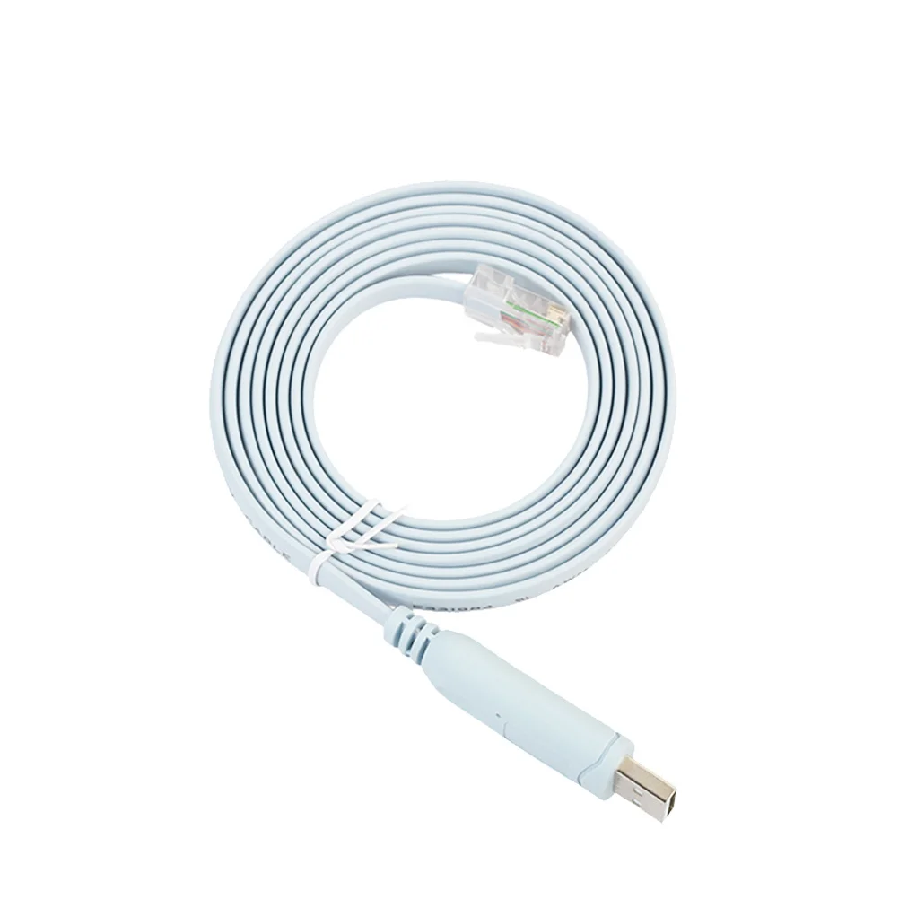 

1.8M Usb To Cable Original Fdti Chip For Network Router Switch Debugging Data Transfer Console Adapter Laptop Pc Compatible