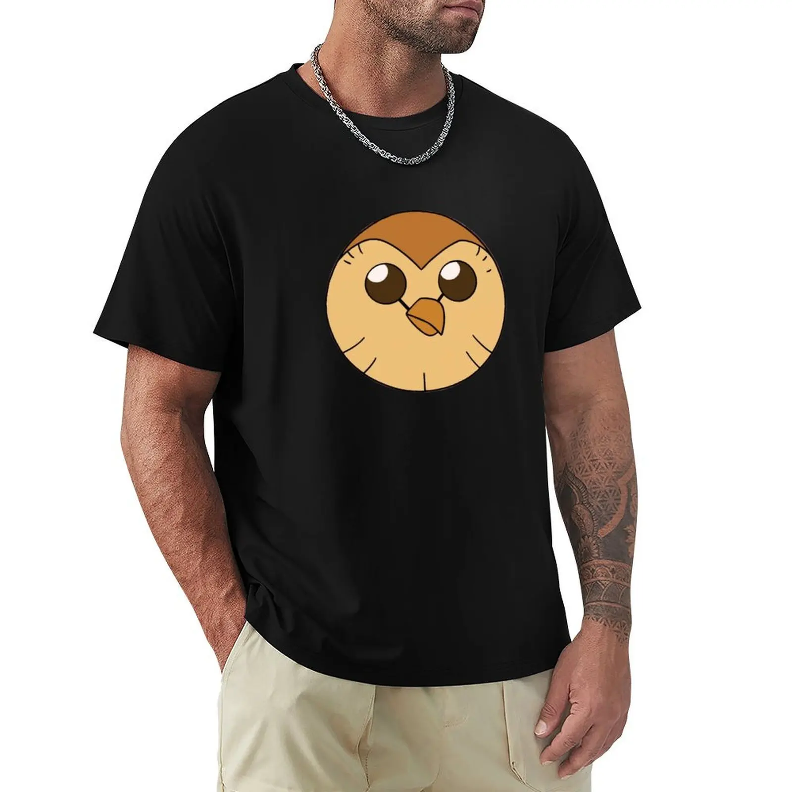 

Hooty! T-Shirt basketball graphic tees boys animal print plus size tops men tshirt