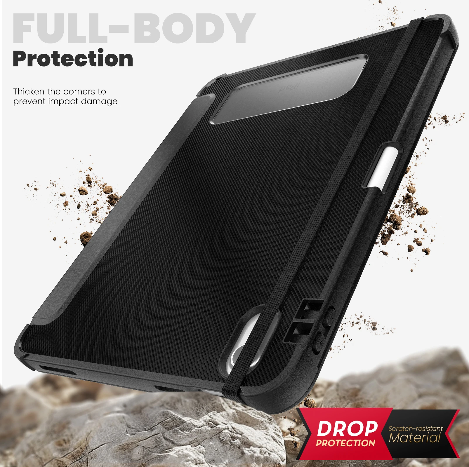 Capa de couro PU magnética para ipad, caso com função de sono e despertar automático, suporte de lápis, 10,9 polegadas, 2022, 10th Generation